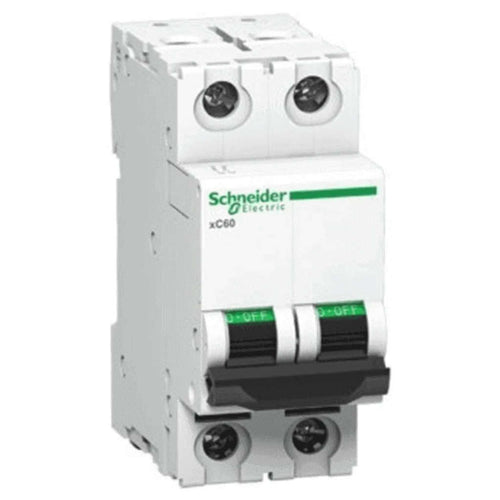 Schneider 20 A Two Pole C-Curve MCB xC60 -  A9N2P20C