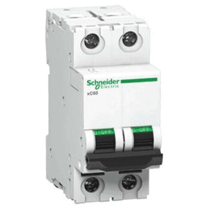 Schneider 40 A Two Pole C-Curve MCB xC60 -  A9N2P40C