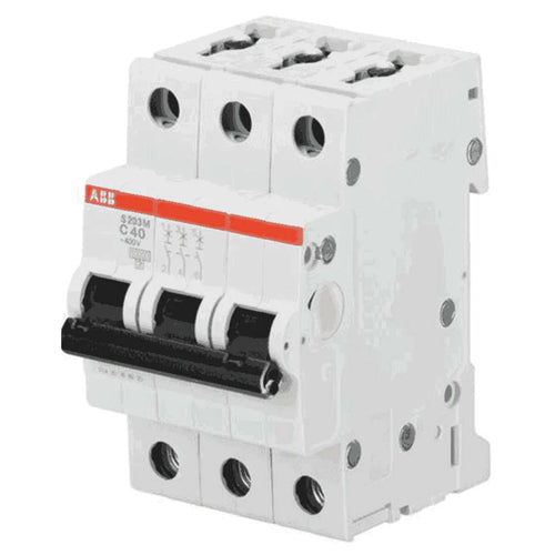 ABB C Curve Triple Pole MCB 10 kA S200M series