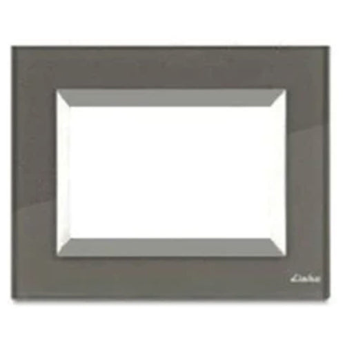 Lisha Graphite Grey Tint Glass Cover Plates 1-18Module