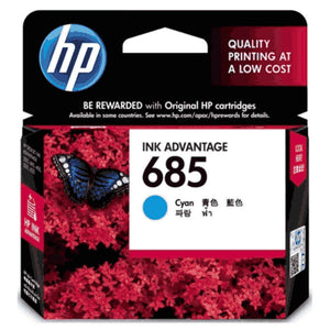 HP Cyan 3.5 ML Original Ink Advantage Cartridge 685