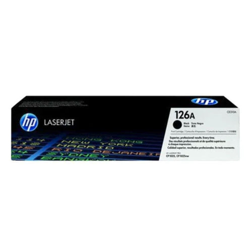 HP 126A Black Original LaserJet Toner Cartridge