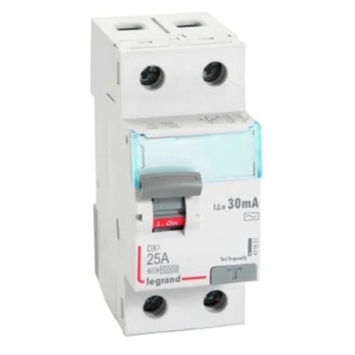 Legrand DX3  RCCBs Double Pole 240 V 25 A - 63 A