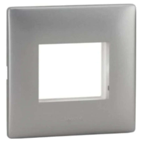 Legrand Mylinc Silver Alu Plate 2 M 6763 81