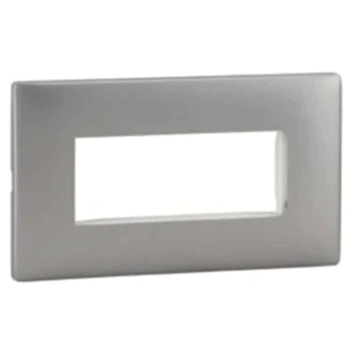 Legrand Mylinc Silver Alu Plate 4 M 6763 83