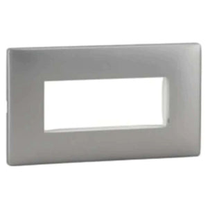 Legrand Mylinc Silver Alu Plate 4 M 6763 83