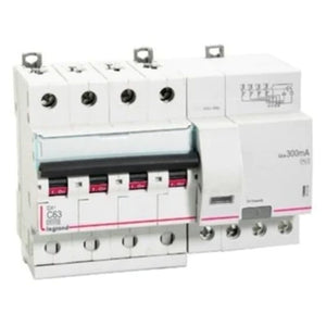 Legrand DX3 RCBO AC Type Four Pole 415 V 16 A - 63 A