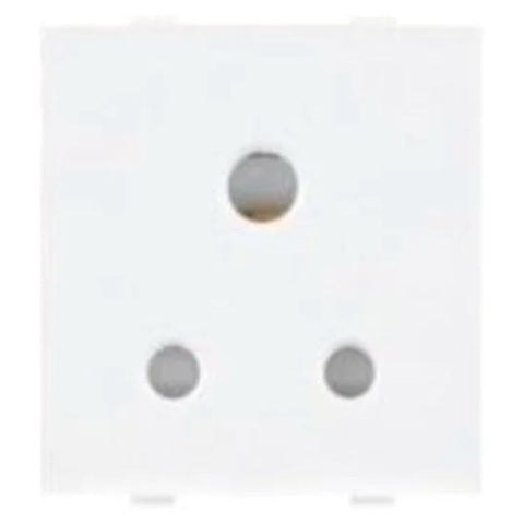 Havells REO 6A 3 Pin Socket with Shutter AHBKSWW063