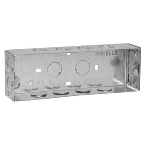 Havells REO 8 Module Flush Metal GI Box AHBXMIIX08