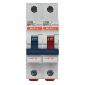 C&S WiNtrip2 Miniature Circuit Breaker 2 Pole B-Series