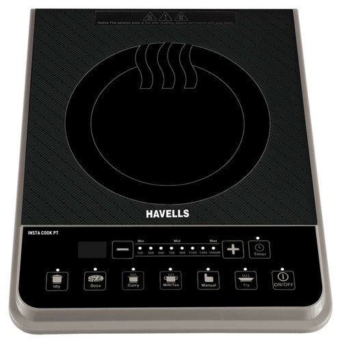 Havells Insta Cook PT Induction Cooktop 1600W GHCICBLK160