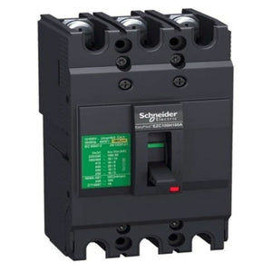 Schneider EasyPact EZC Molded Case Circuit Breakers 3 Pole 16A-100A