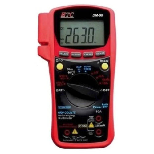 HTC Digital Multimeter 6000 Counts /TRms DM – 98