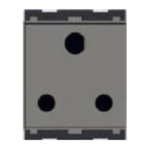 Norisys Cube Series 3 Pin Shuttered Socket 16A 2 Module C5331 .02