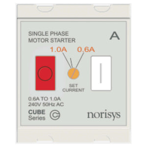 Norisys Cube Series Single Phase Motor Starter 0.60A-1.00A C525A