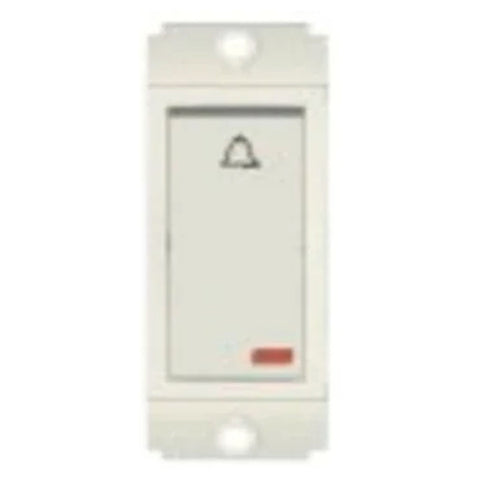 Norisys Square Series Bell Switch With Indicator 6A 1Module S8311 .01