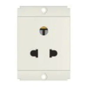 Norisys Square Series 3+2 Pin Shuttered Socket 6A S7212 .01