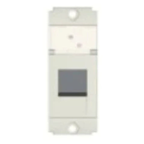 Norisys Square Series 6e UTP Information Shuttered Socket 1 Module S7802 .01