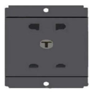 Norisys Square Series  3+2 Pin And 2 Pin Shuttered Socket 6A S7412 .23