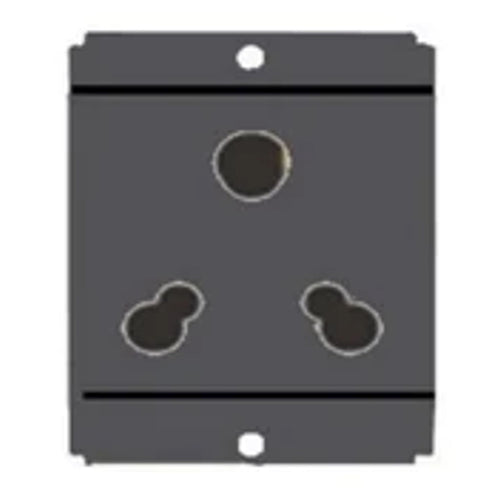 Norisys Square Series 3 Pin Shuttered Socket 25A/6A S7732 .23