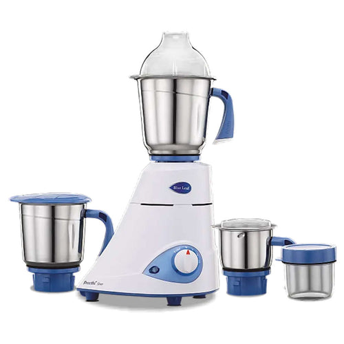 Preethi Blue Leaf Silver 600W 3 Jars Mixer Grinder MG 149