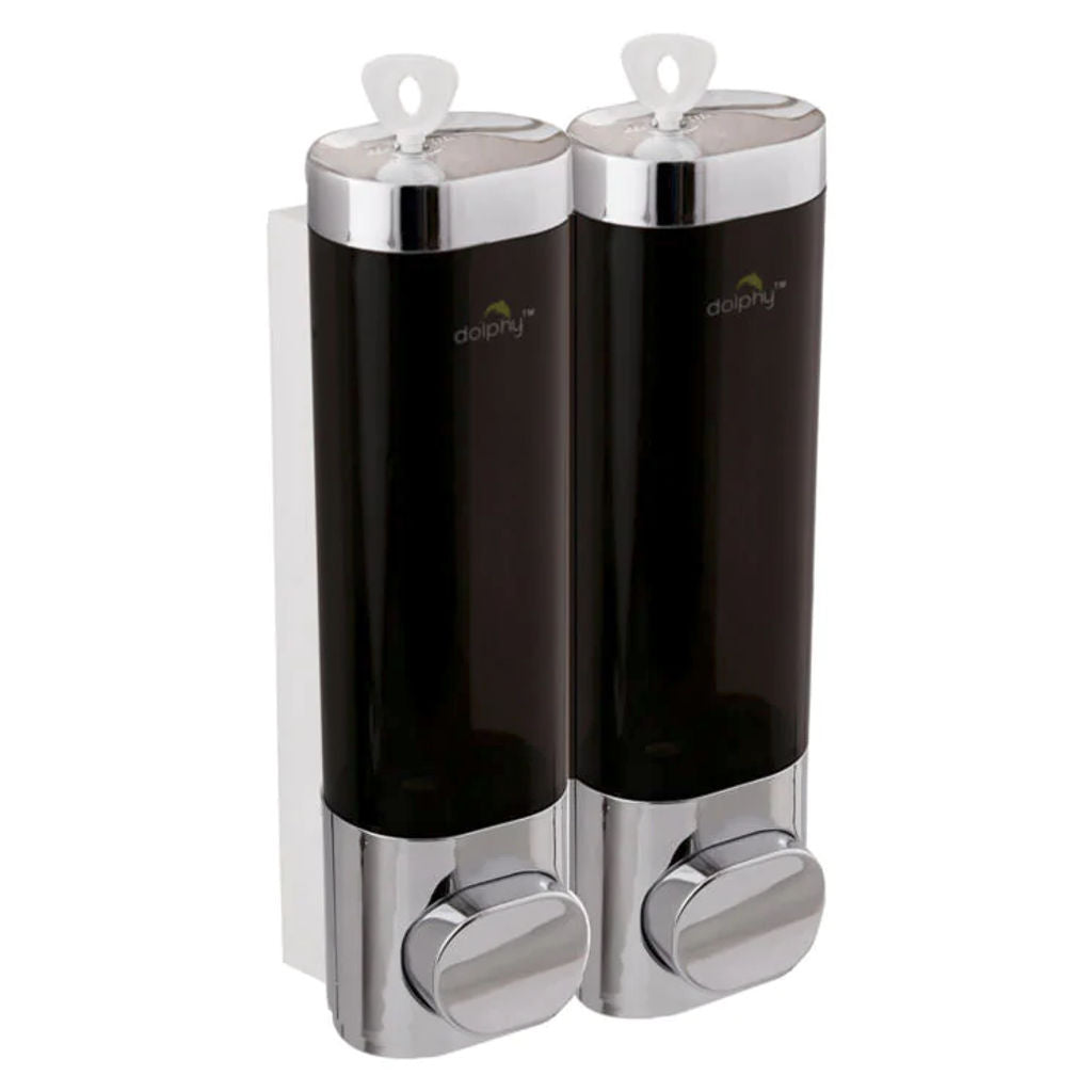 Dolphy ABS Liquid Soap Dispenser Set Of 2 DSDR0014