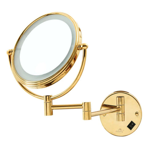 Dolphy LED Magnifying Mirror Gold DMMR0012