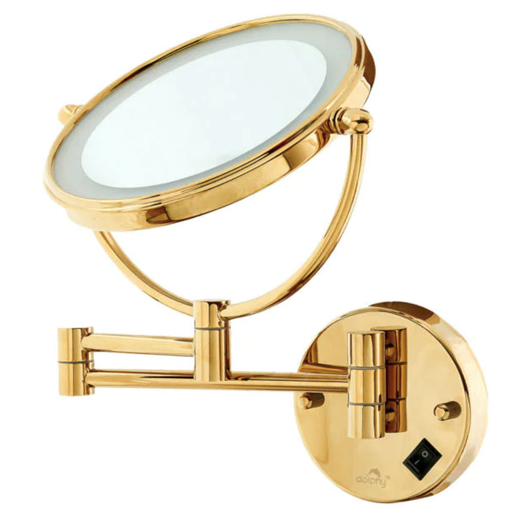 Dolphy LED Magnifying Mirror Gold DMMR0012