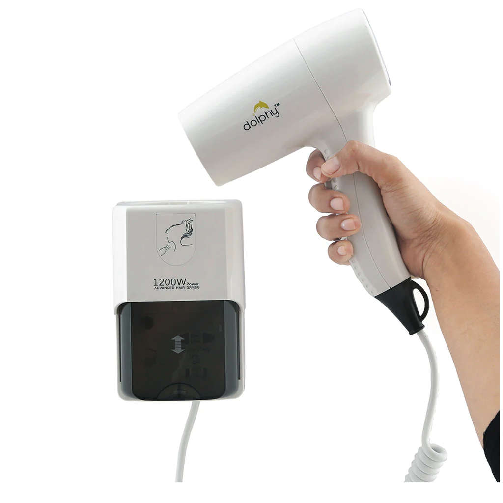 Dolphy Professional Wall Mounted Hair Dryer 1200 W DPHD0003