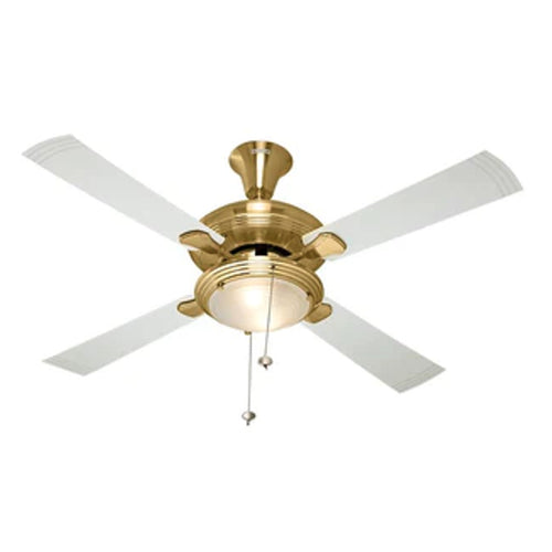 Usha Fontana One Ceiling Fan Gold Ivory 1270mm