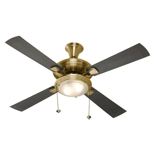 Usha Fontana One Ceiling Fan Antique Brass 1270mm