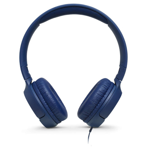 JBL T500 Wired On-Ear Headphone Blue