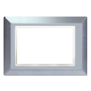 Anchor Roma Classic Solid Metal Plates With White Frame Victorian SS