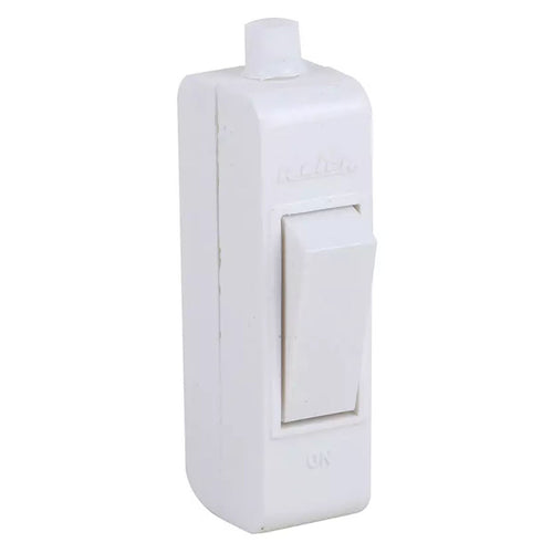 Anchor Penta 6A 1 Way Bed Switch White 2527