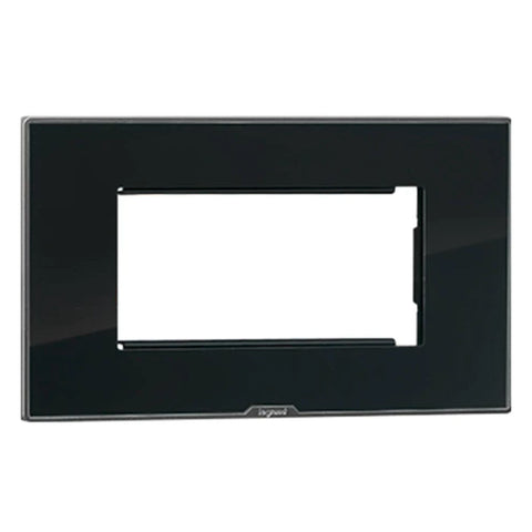 Legrand Myrius Nextgen Plate With Frame 4M Ice Black 6795 44