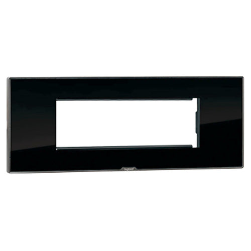 Legrand Myrius Nextgen Plate With Frame 6M Ice Black 6795 46