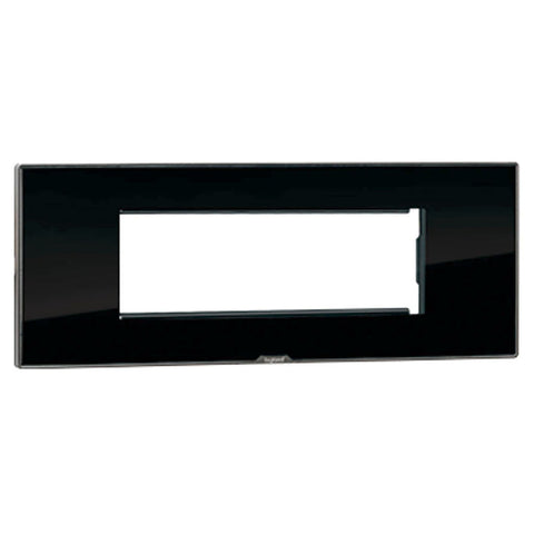 Legrand Myrius Nextgen Plate With Frame 6M Ice Black 6795 46