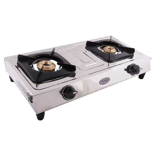 Prestige Star L.P Gas Stove Stainless Steel 2 Burners