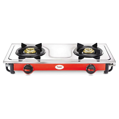 Prestige Sleek Gas Stove Stainless Steel 3 Burners