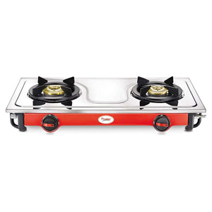 Prestige Sleek Gas Stove Stainless Steel 3 Burners