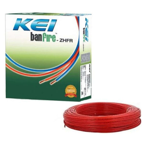 KEI Banfire ZHFR Unsheathed Single Core Flexible Cable Copper 1.00Sq.mm 180Meter 