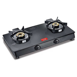 Prestige Svachh Neo GTSN 02 Toughened Glasstop Gas Stove 2 Burners Black