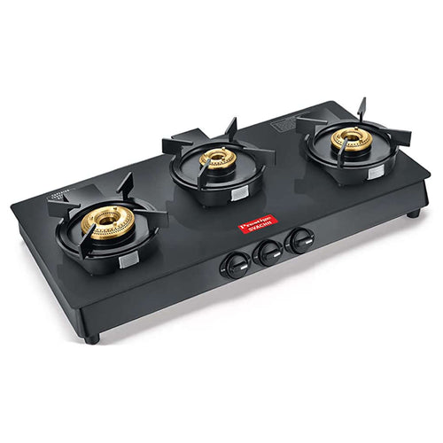 Prestige Svachh Neo GTSN 03 Toughened Glasstop Gas Stove 3 Burners Black