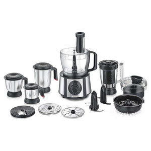 Prestige Super Mixer Grinder With Multiple Accessories 5Jars 1000W Black & Silver