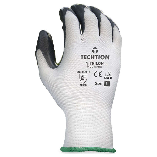 Buy Midas Techtion Nitrilon Multipro Nitrile Coated Safety Gloves Grey ...