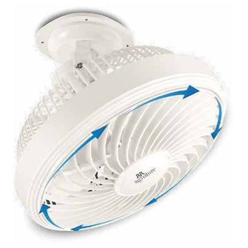 RR Signature Buddy Cabin Fan 300 mm Pristine White 