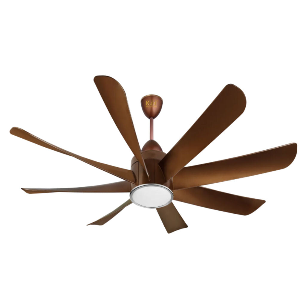 Kuhl Platin D8 BLDC Underlight Ceiling Fan With Remote 1200 mm Brown 