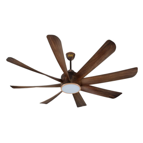 Kuhl Platin D8 BLDC Underlight Ceiling Fan With Remote 1200 mm Teak 