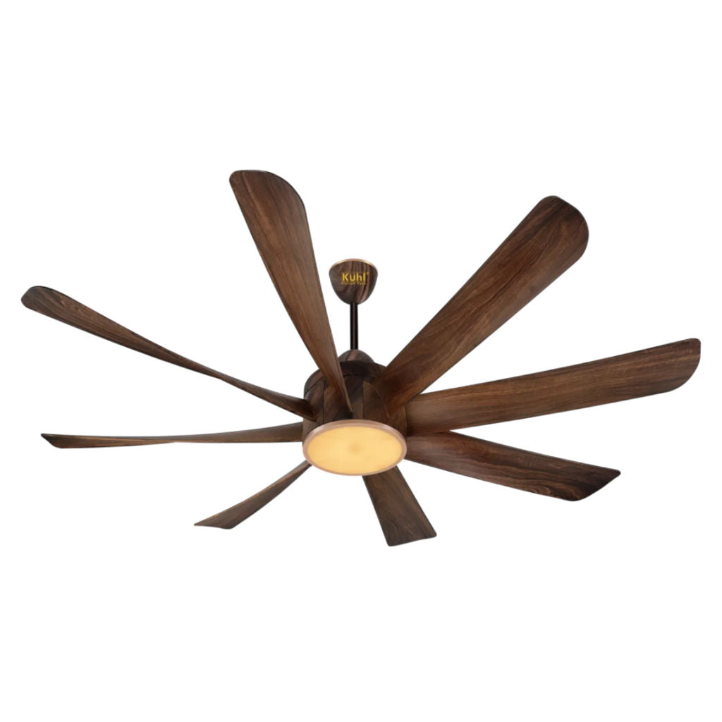 Kuhl Platin D8 BLDC Underlight Ceiling Fan With Remote 1200 mm Teak