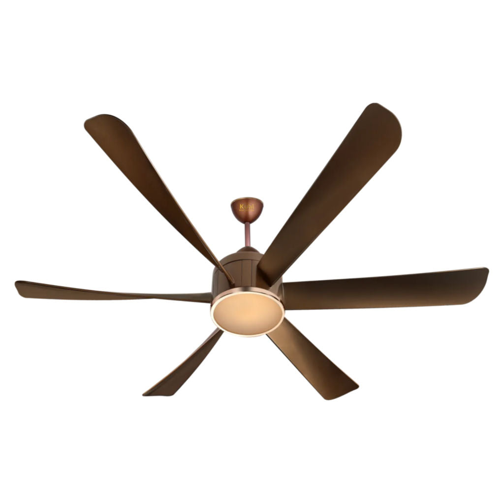 Kuhl Platin D6 BLDC Underlight Ceiling Fan With Remote 1200 mm Brown